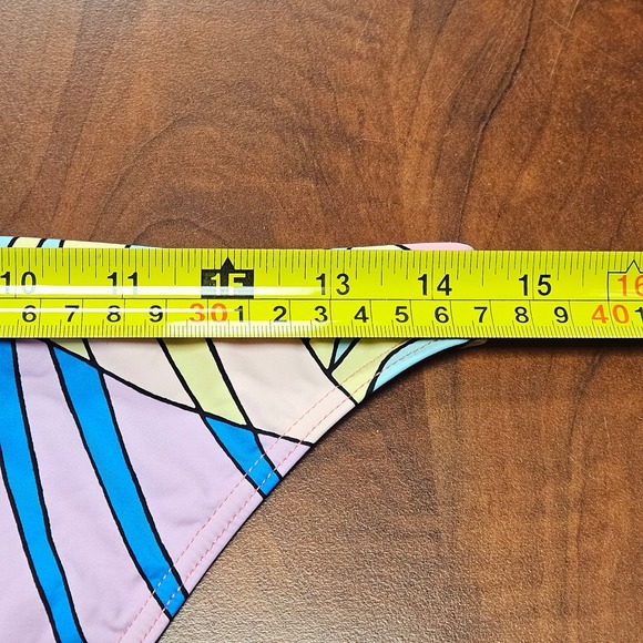 Billabong Surfadelic Bralette Bikini Set Multi-Color Retro Vibrant Size S - Picture 14 of 16